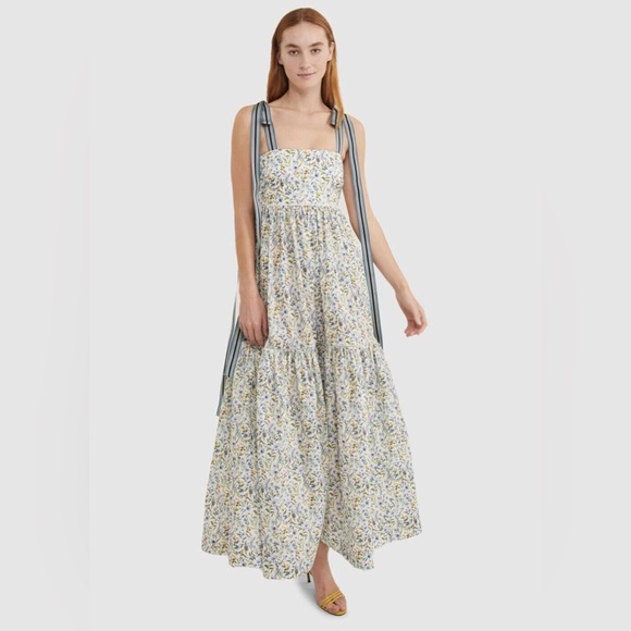 ♻️ Megrim Liberty Maxi Dress. Size 6 - Picture 1 of 13